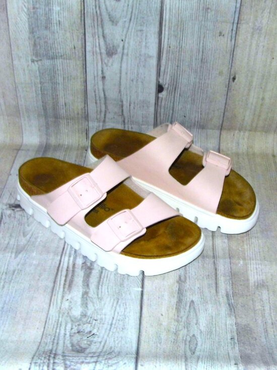 Birkenstock Papillio Shoes - BIRKENSTOCK Papilio Arizona Chunky Light Rose Sandals Womens 10 (EU 41)